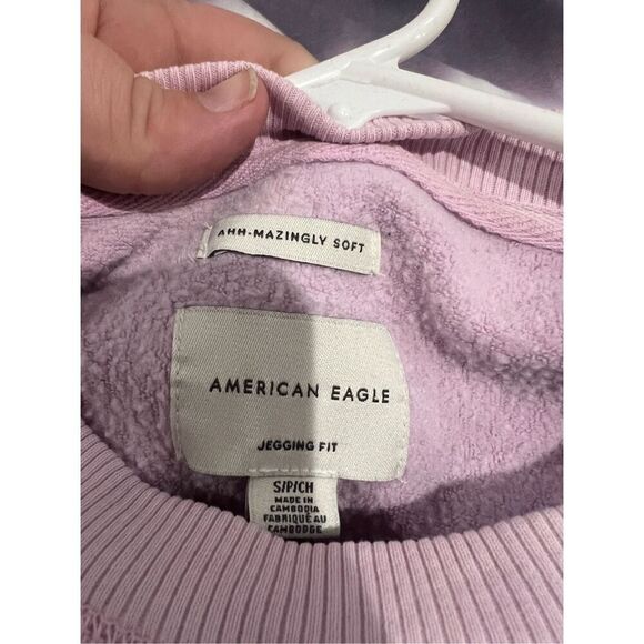 American Eagle Ahh-Mazingly Soft Jegging Fit Crewneck Multicolored Woman’s Small - Picture 9 of 12